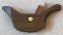 Lignum vitae scrub plane - Side view